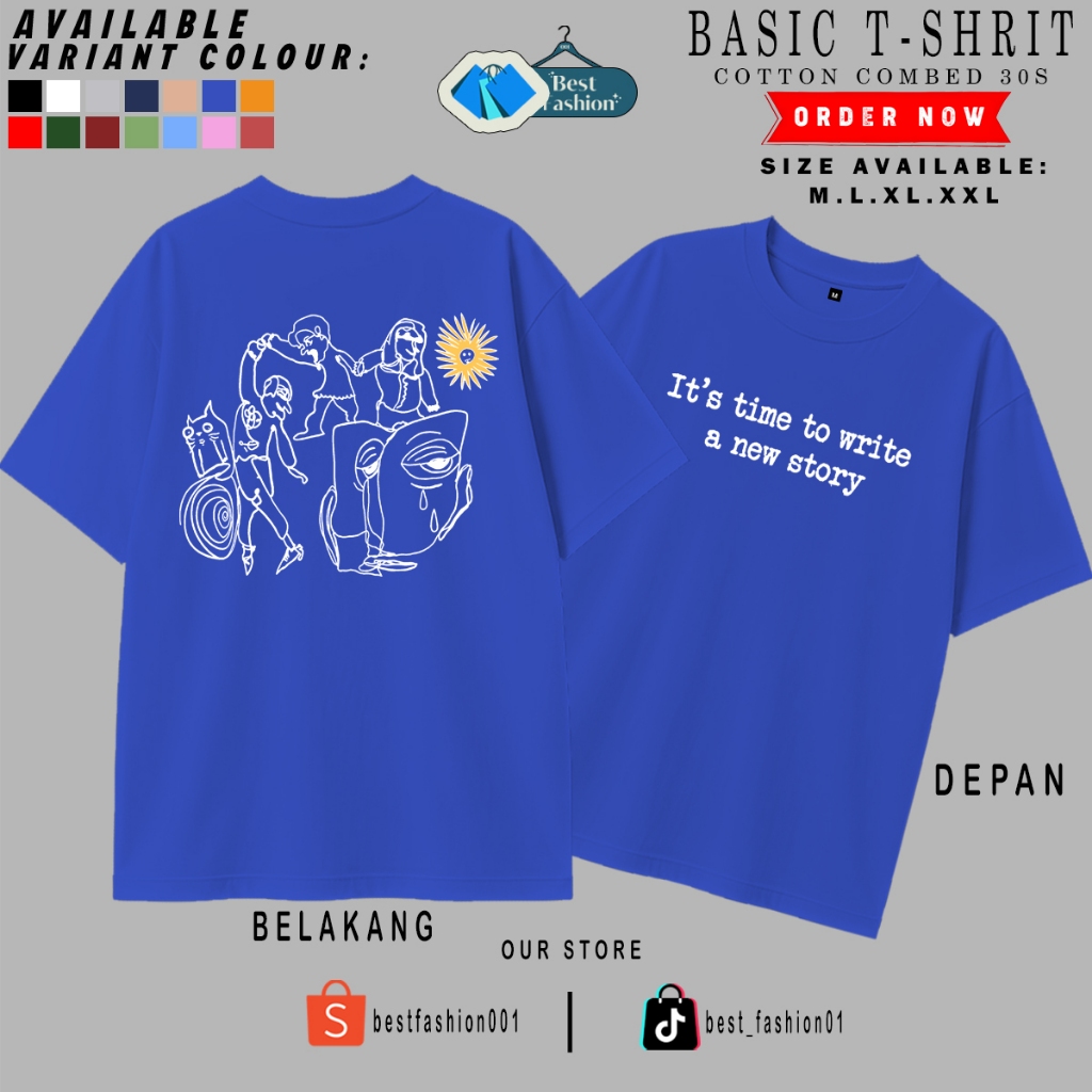 Kaos JKT48 Birthday T-Shirt Reva Fidela (Adel) 2024 Biru
