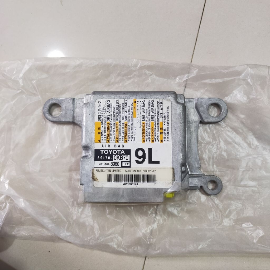 ECU MODUL SENSOR AIR BAG ALL NEW HILUX REVO ORIGINAL 89170-0KB70