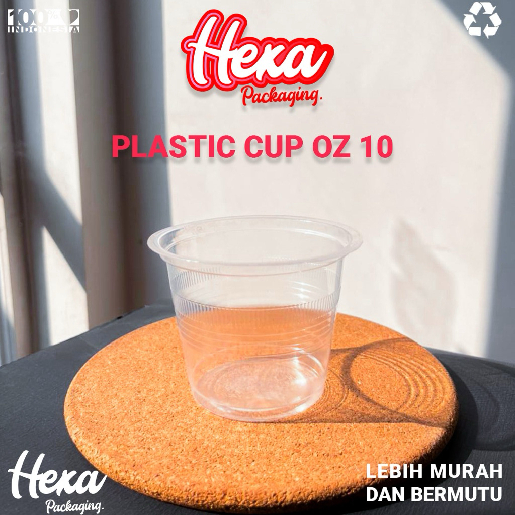 Gelas Plastik Cup oz 10 / Gelas Plastik cup / Gelas Plastik 10 oz