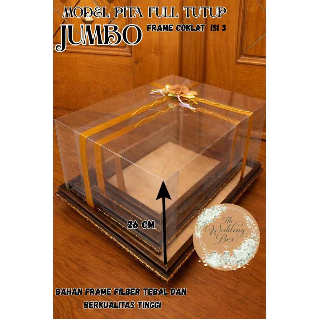 Kotak Box Hantaran Seserahan Pernikahan Frame Fiber