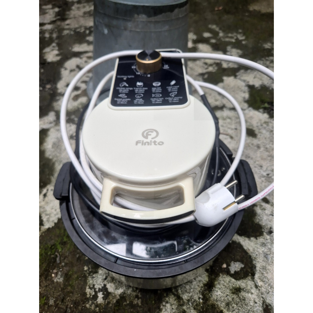 Air Fryer Kaca Finito Ori