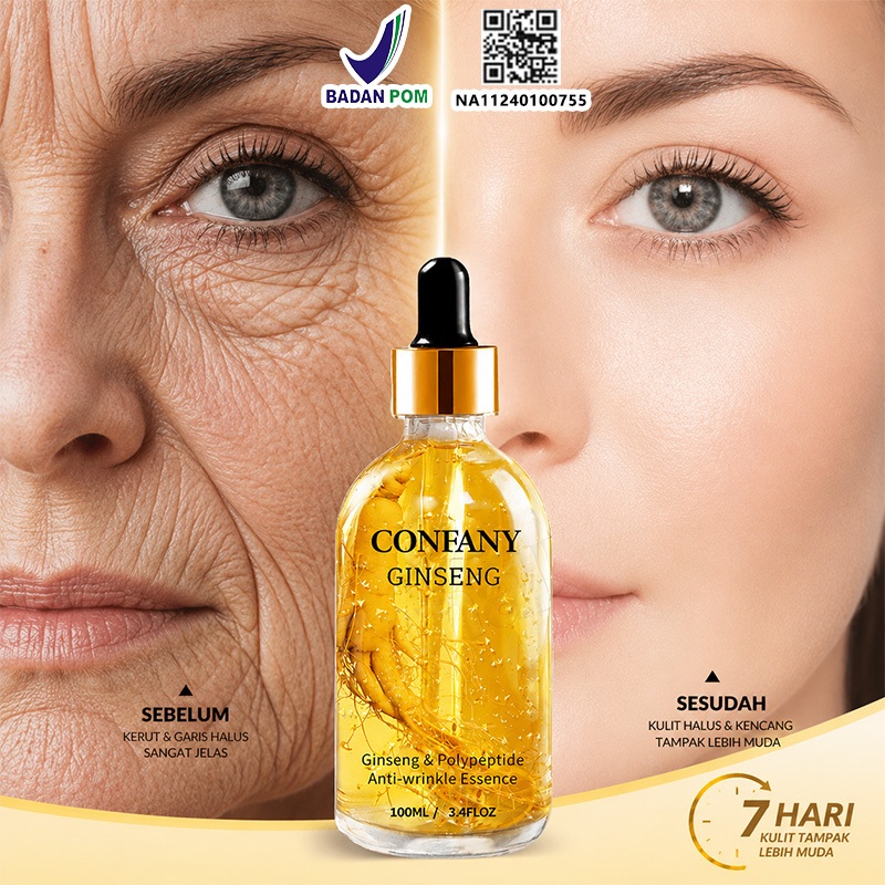 BPOM isi serum ginseng korea asli anti aging serum 24k gold serum serum wajah ginseng serum ginseng 