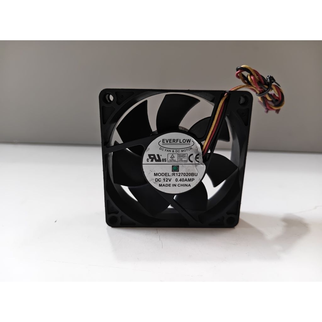 Fan kipas Everflow DC 12V-0,40A 7×7cm 3pin