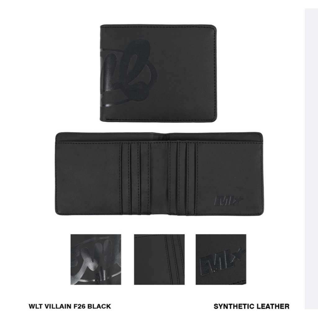 EVIL ARMY "WLT VILLAIN F26 BLACK" WALLET/DOMPET - HOOPS BANJARMASIN