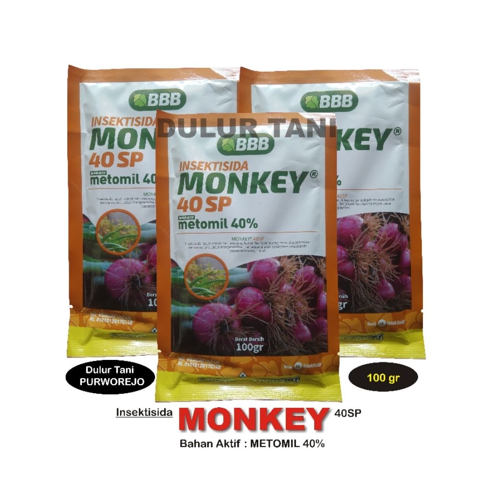 Insektisida MONKEY 100 Gram Bahan Aktif Metomil 40%