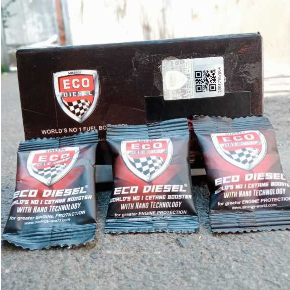 Penghemat Bahan Bakar Solar Eco Racing Diesel 1 Box Isi 10 Sachet