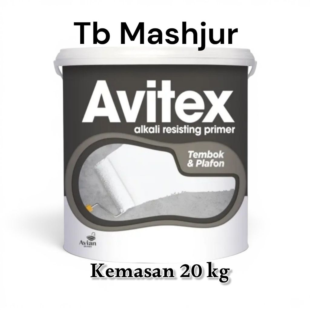 Avitex Alkali Resisting 20 kg Primer Cat Dasar Untuk Tembok Plafon/GRC Asbes