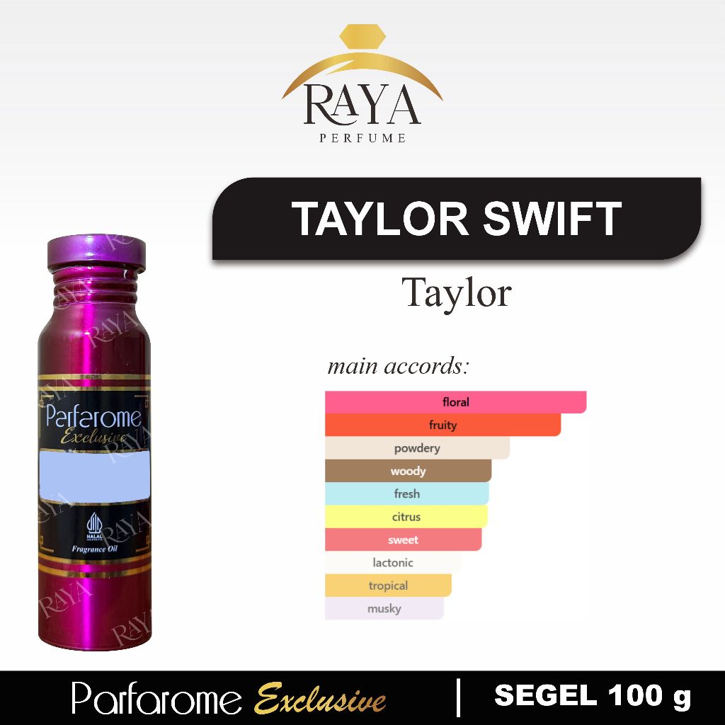TAYLOR SWIFT - Bibit Parfum Parfarome Exclusive - Segel 100 Gr