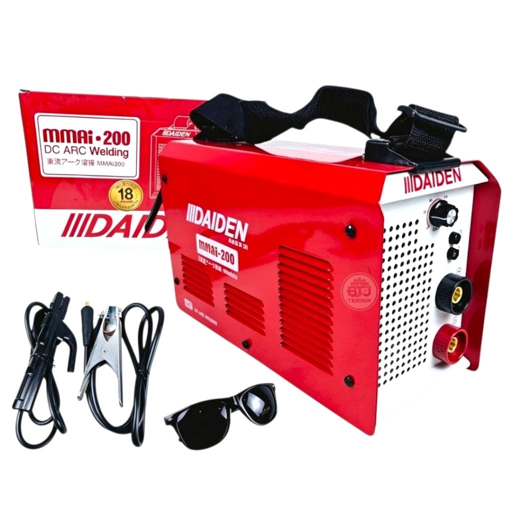 Mesin Las Listrik DAIDEN 200A Travo Las Inverter Trafo Las Inverter MMAi200