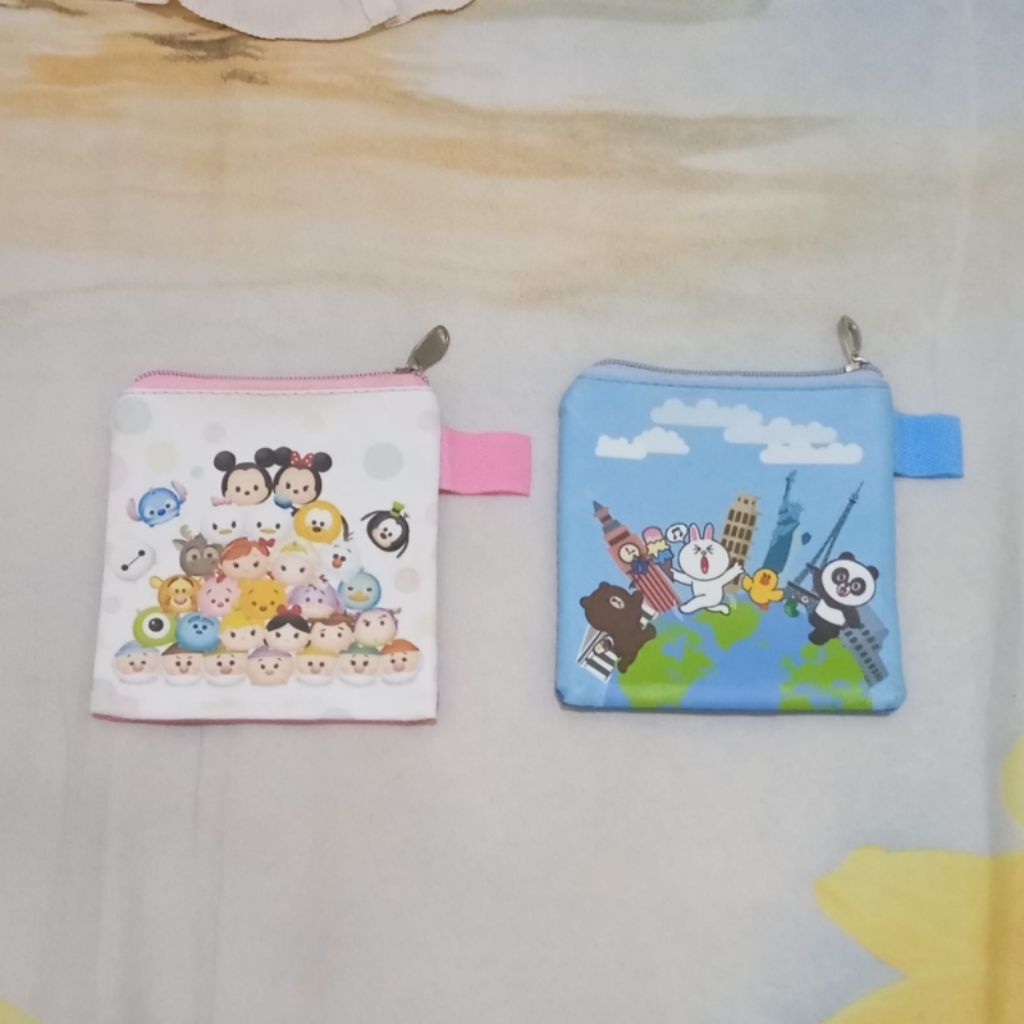 Mini Wallet/Dompet Koin Anak Karakter Line, Tsum Tsum