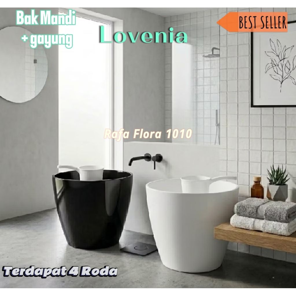 Bak Air Mandi Roda Lovenia 60 XXXL//50XXL//40XL Jumbo // Pot tanaman Roda Lovenia