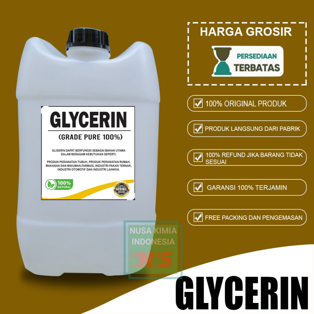 Gliserin / Glycerol / food grade / Glycerin Vegetable20kg