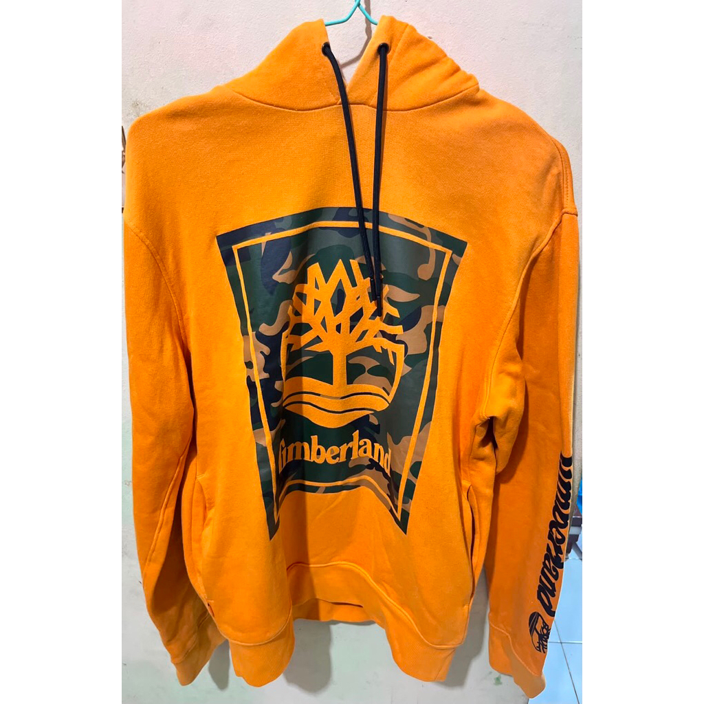 Timberland camo tree hoodie cheddar TB0A2CN5804