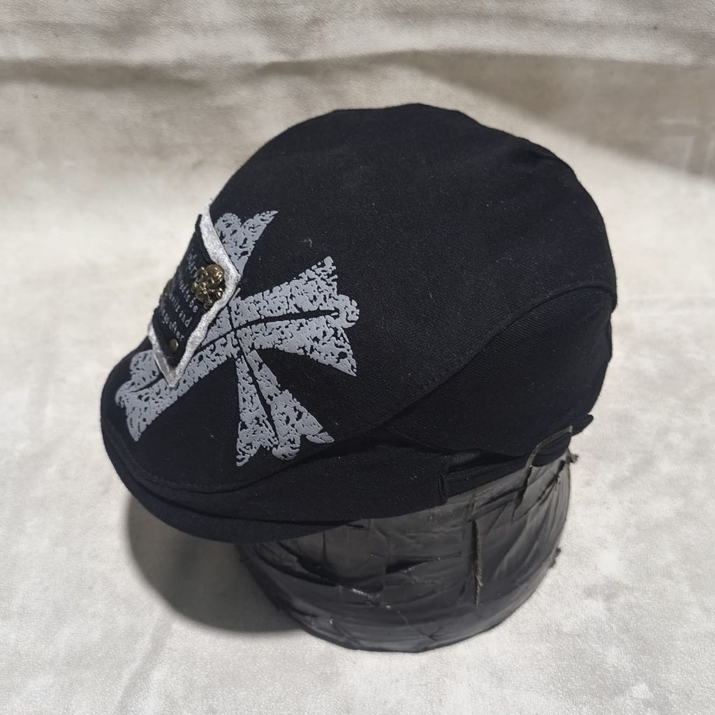 Topi flat cap pria koutake hitam