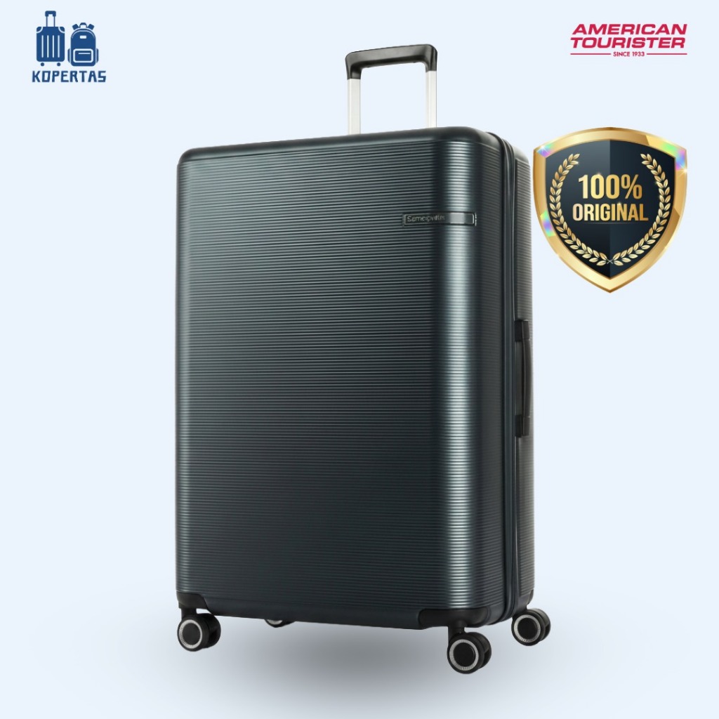 Samsonite Straren Koper Hardcase Besar 75cm Matte Green - Perjalanan Jauh