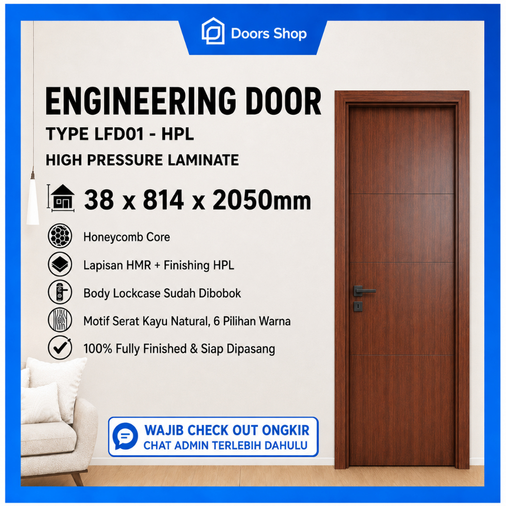 Engineering Door Pintu Kayu