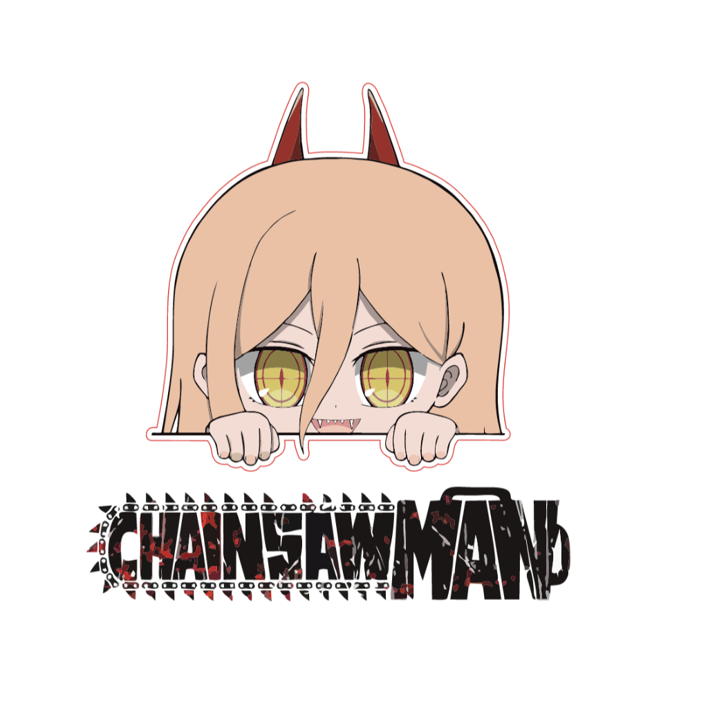 Sticker Anime - CSM003 - Chainsaw Man - Cute Power