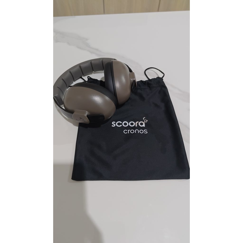 Preloved Penutup Kuping Bayi Scoora Cronos Earmuff 26dB (BUKAN VERSI LITE)