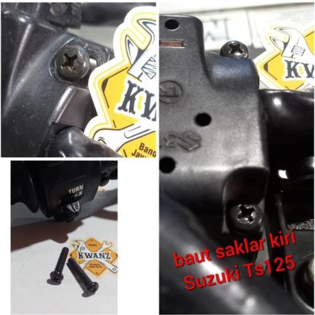 Baut saklar kiri TS125 baut holder kiri TS125 baut saklar TS 125 Barang Langka