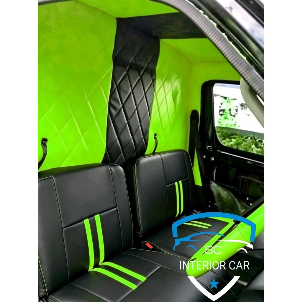 PROMO Cover jok mobil pickup fullset, jok,plafon,cabin,cover stir, buat mobil grand max,L300,Ss Futu