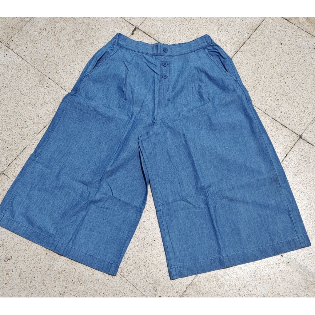 PRELOVED Uniqlo Denim Kulot