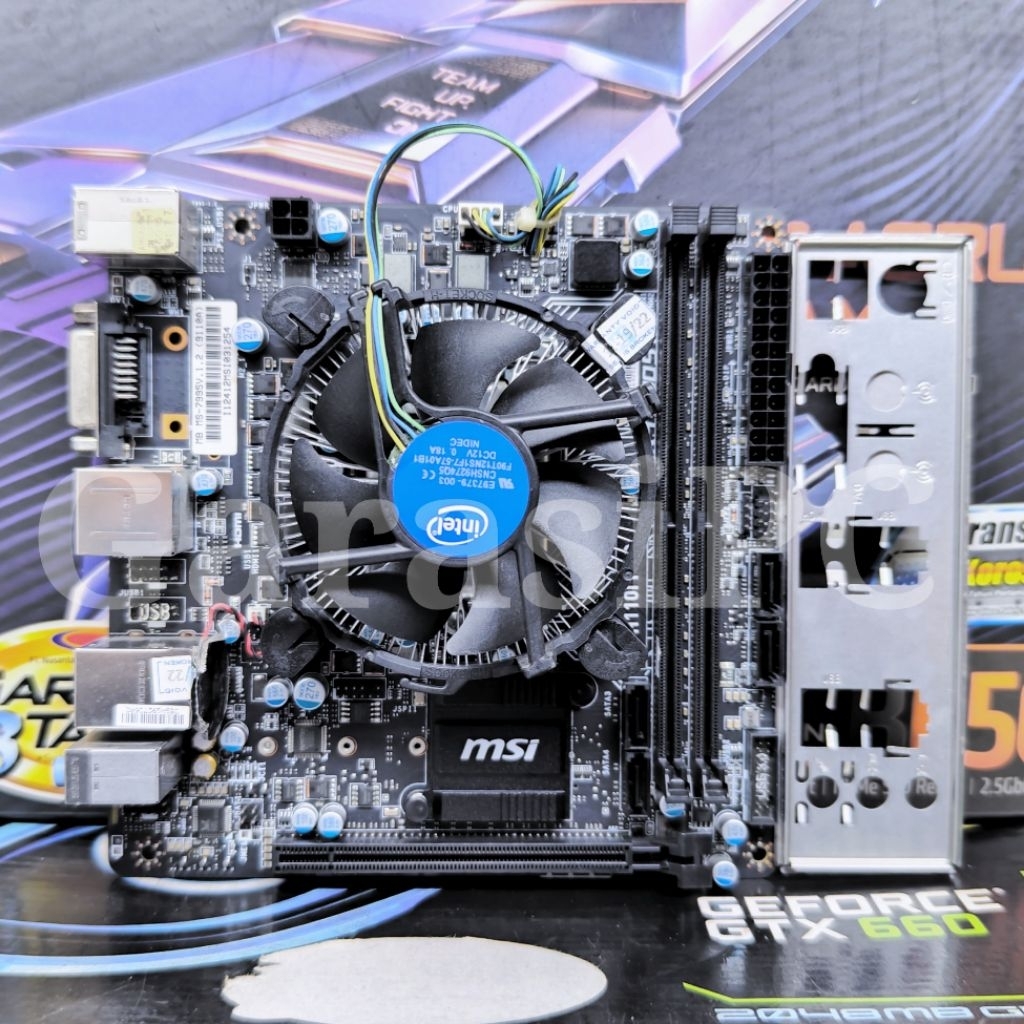 PAKET Motherboard Mini ITX MSI H110I PRO Processor Intel Core i5-7400 Socket LGA 1151 DDr4