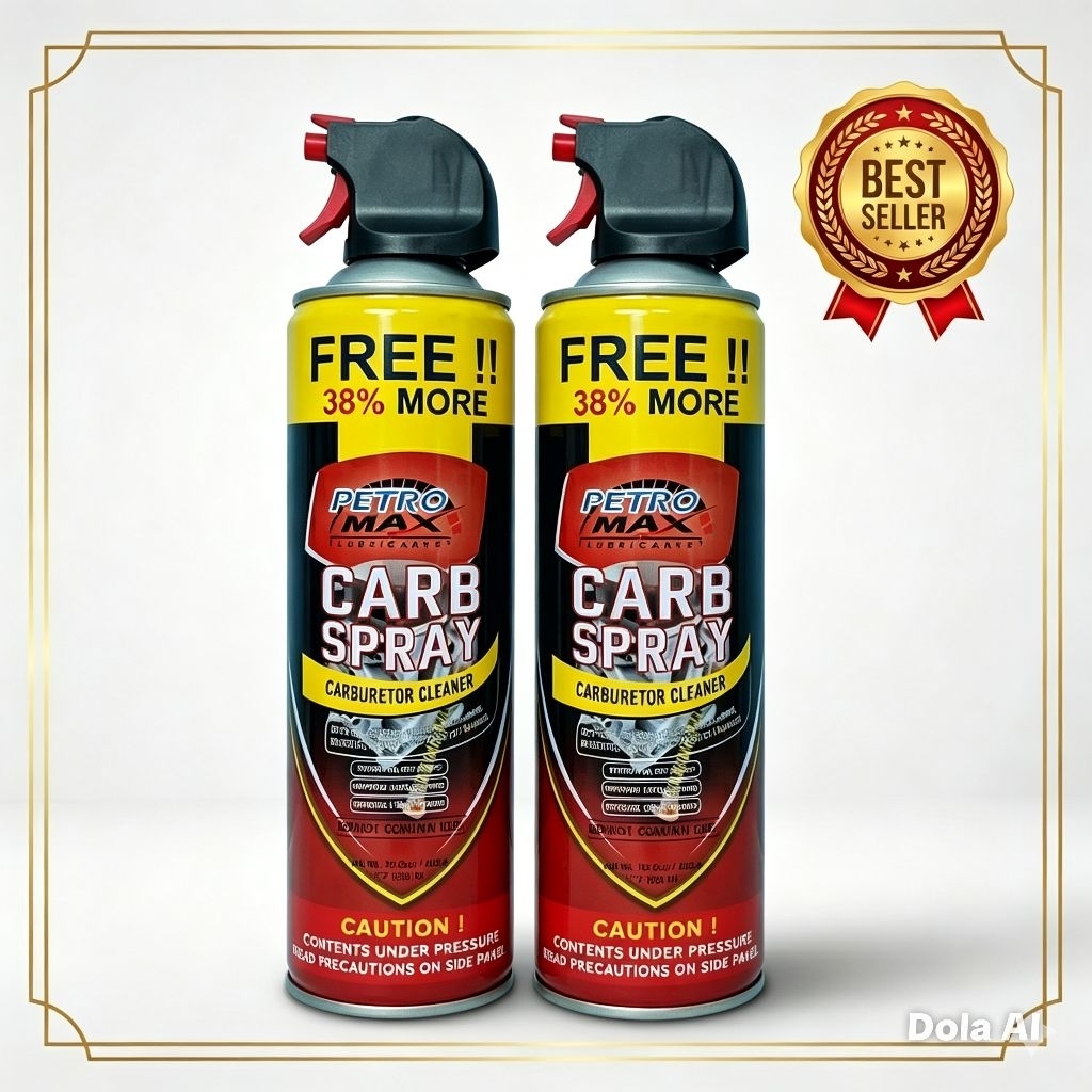 Carb Cleaner Petro Max 500ml Pembersih Karburator Motor Mobil Carb Spray Karbu Cleaner Injector Chok