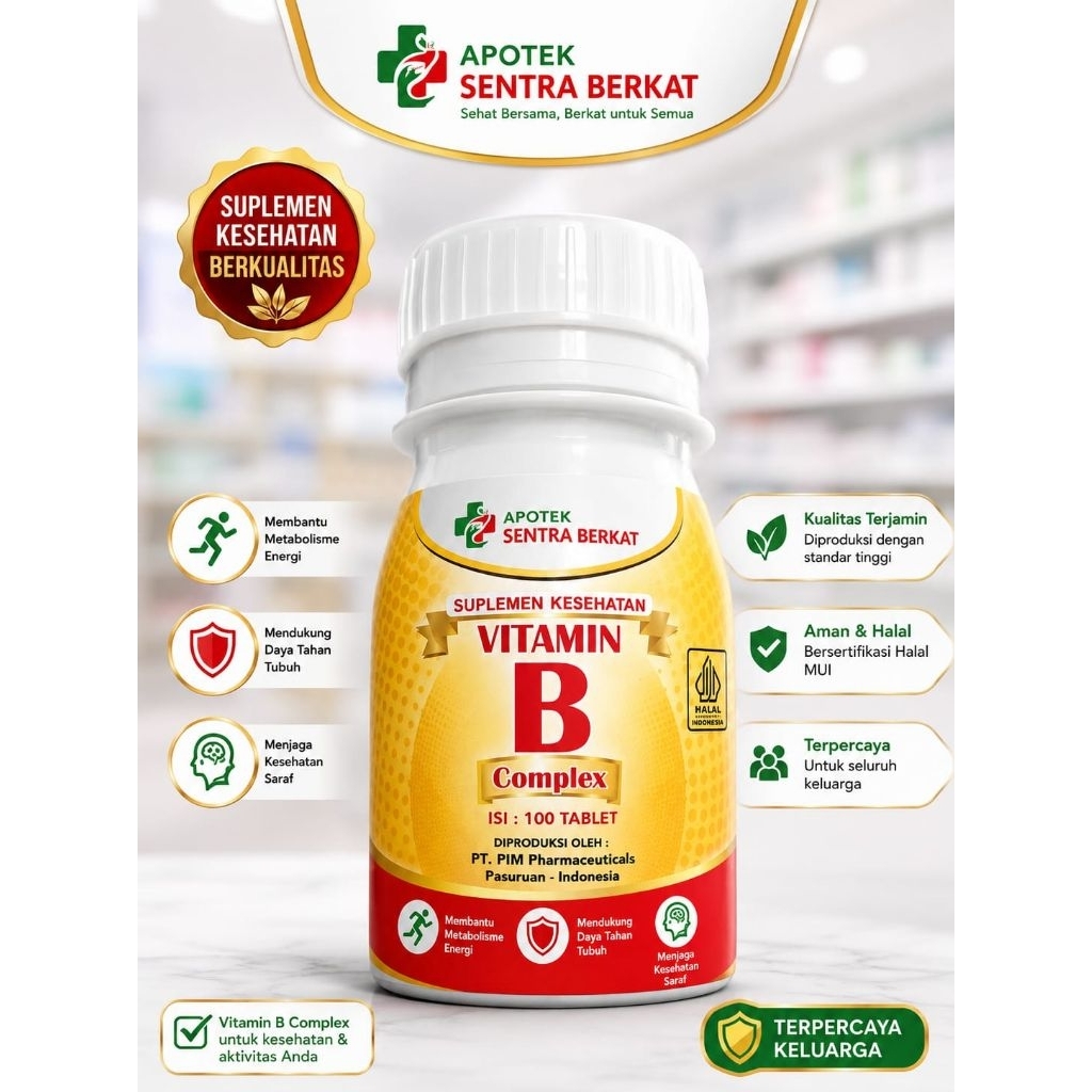 Vitamin B Complex PIM 100 Tablet
