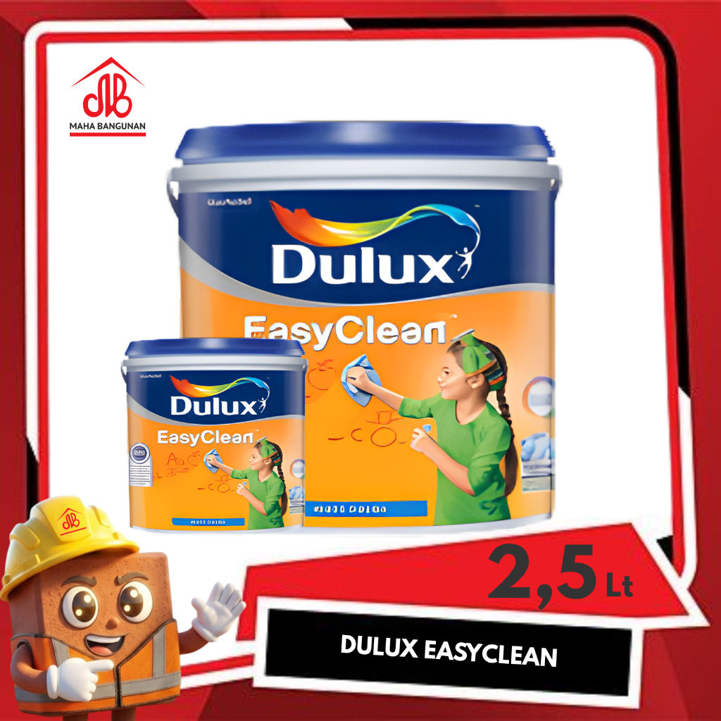 CAT TEMBOK DULUX EASYCLEAN ANTIVIRAL MALACCA - 2165 PAIL