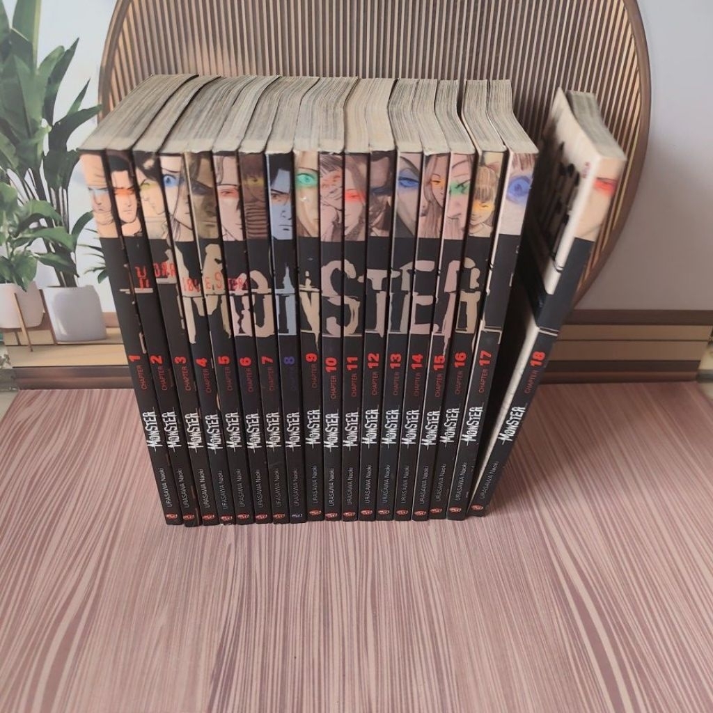 Komik Monster Full set tamat 1-18 Original bagus mulus