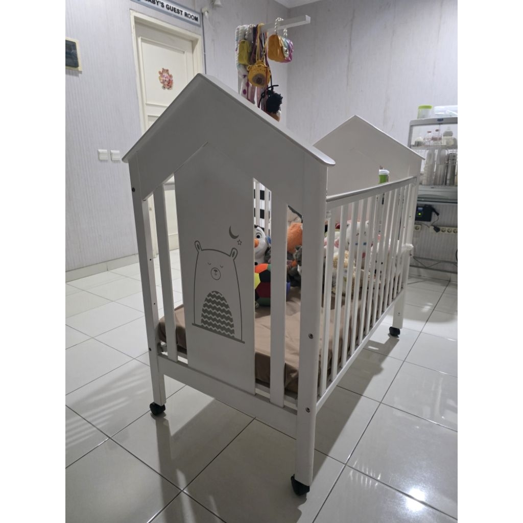 RANJANG BAYI MURAH/BOX BAYI MURAH/BABY BOX MURAH/BABY BOX LITTLE EQUI HOUSE 4 WAY