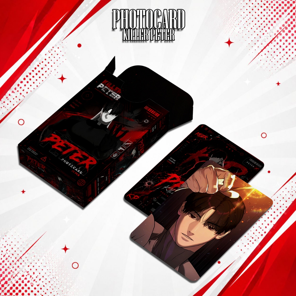 PHOTOCARD SET PETER MANHWA KILLER PETER 310 GSM PREMIUM