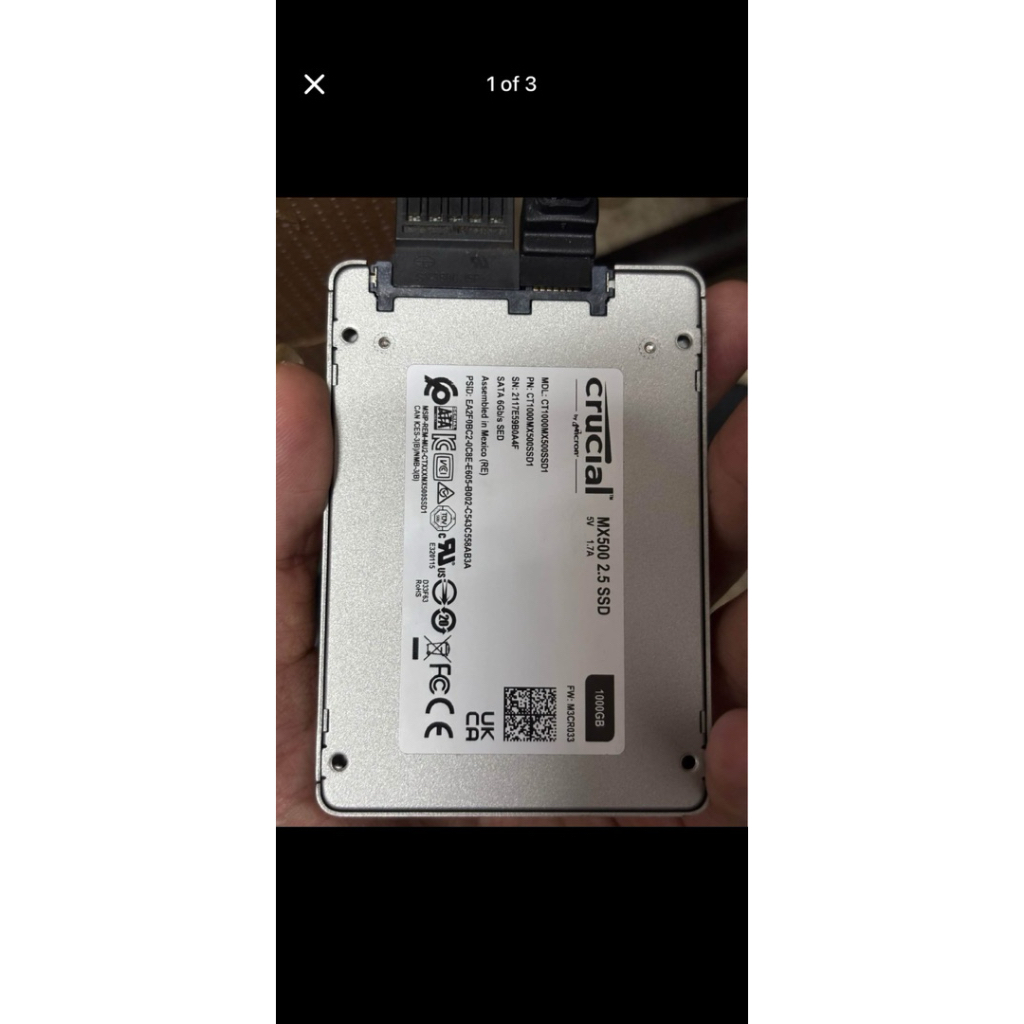 SSD SATA MERK MICRON 1TB NORMAL JAYA