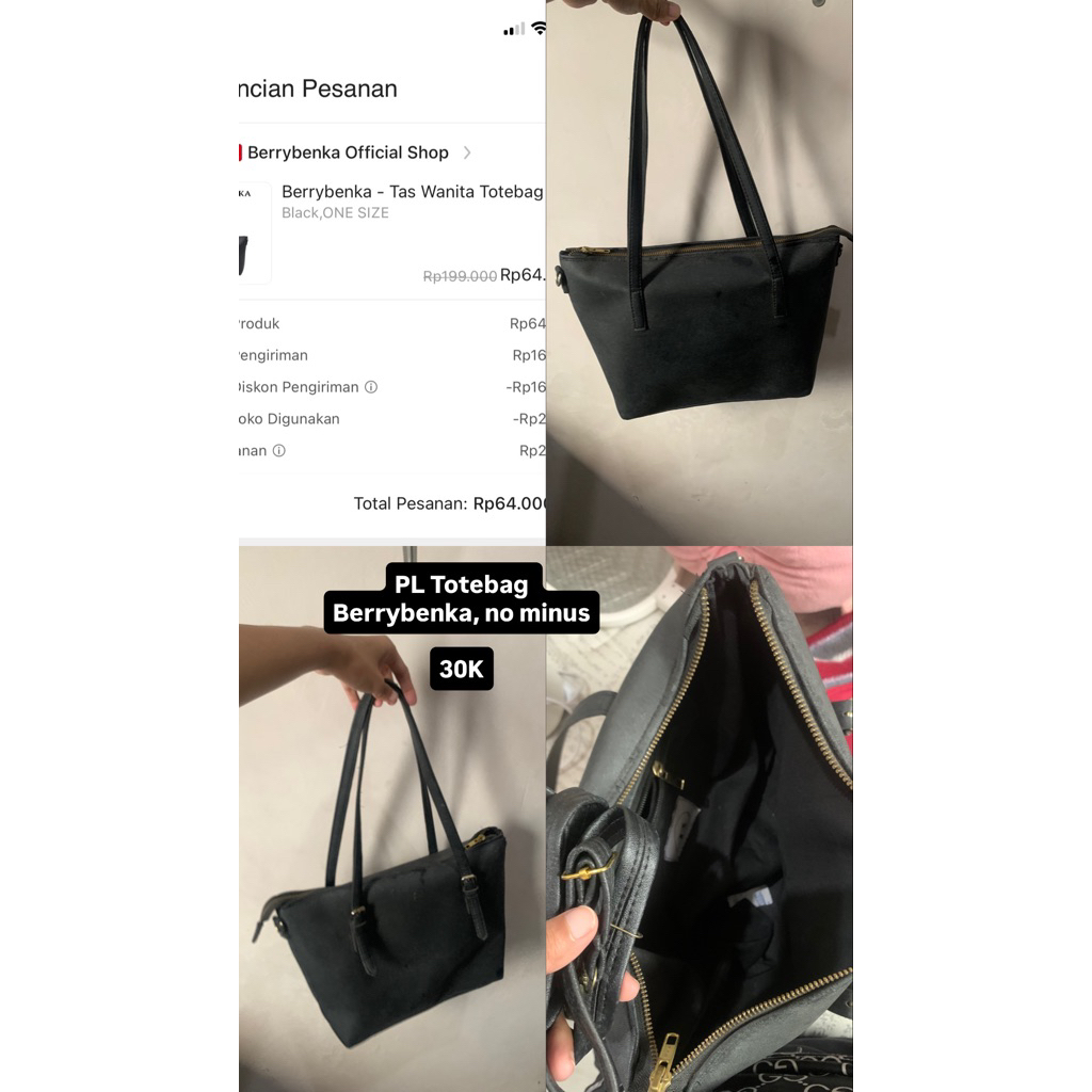Tote bag Berry benka
