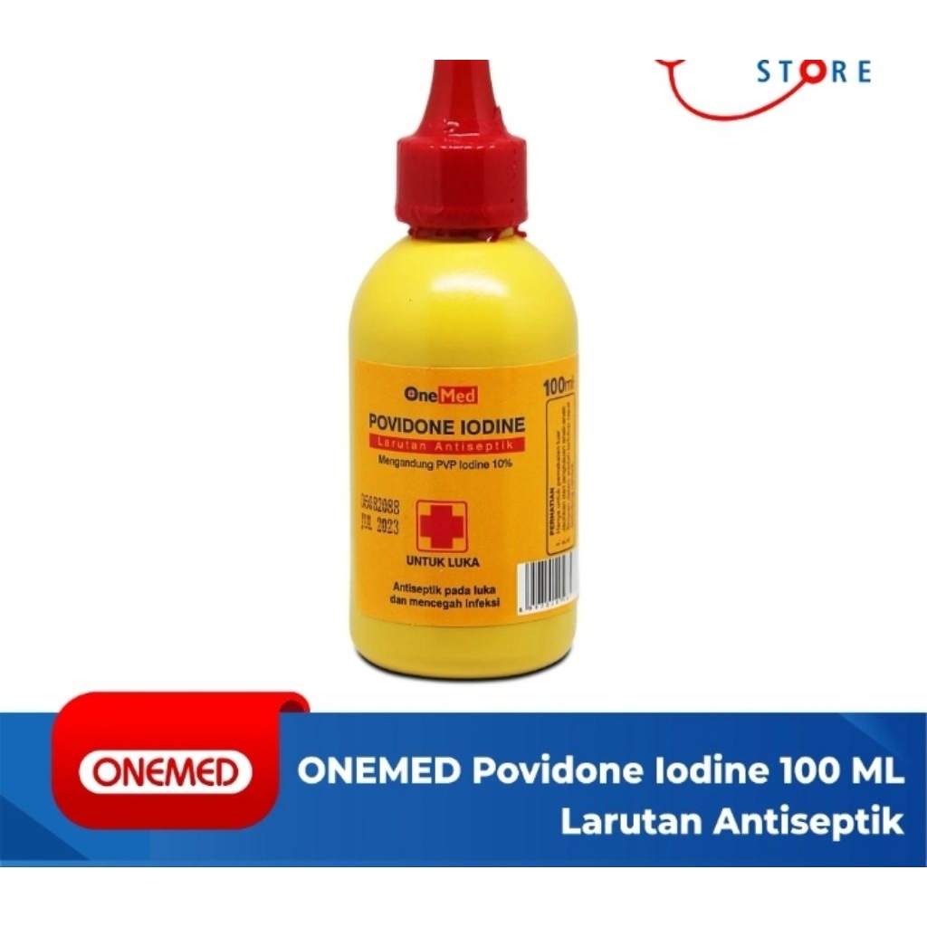 ONEMED Povidone Iodine 100 ML – Larutan Antiseptik