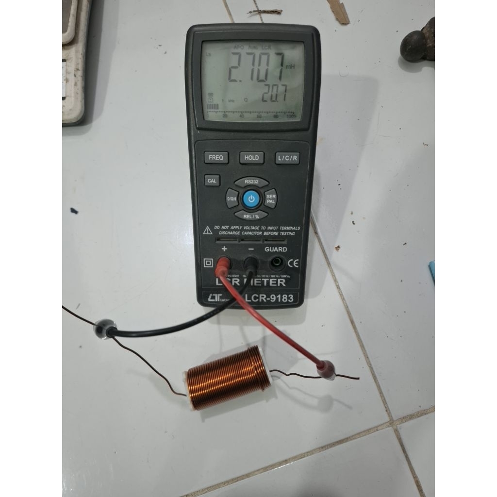 induktor coil lilitan crosaover pasif ironcore 2,7mh 1.2mm TIDAK COD