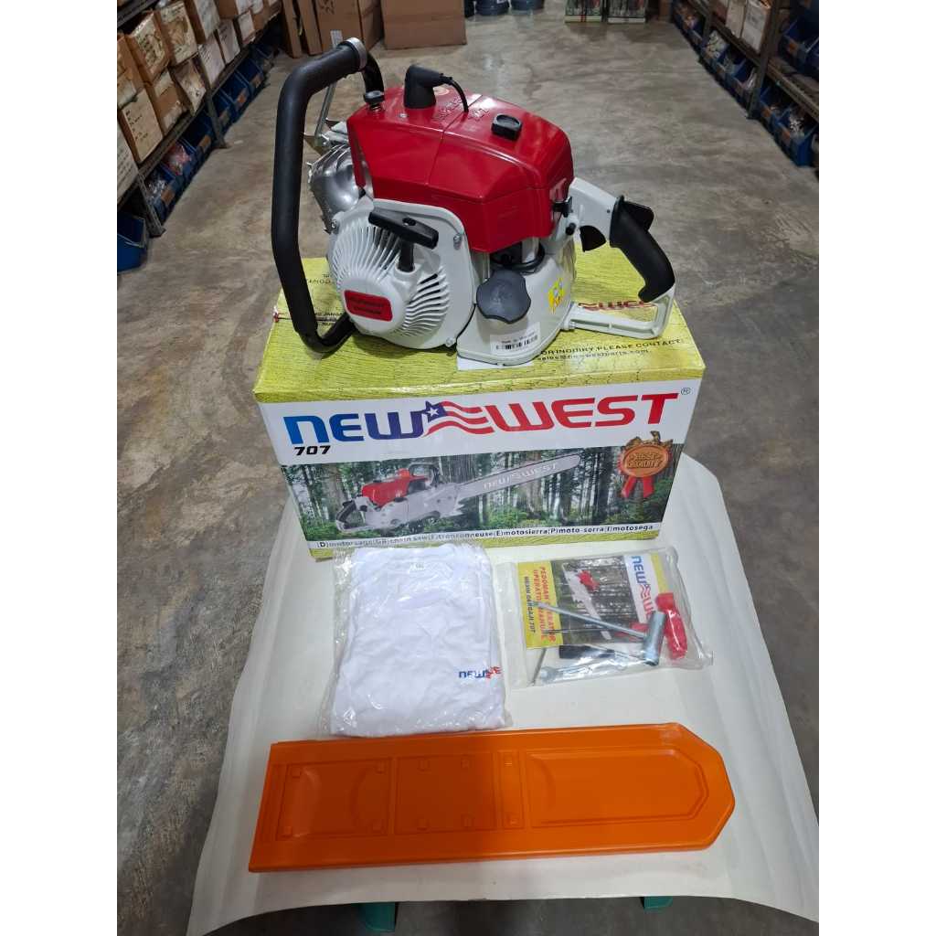707 Mesin Chainsaw Only New West Tanpa Bar Tanpa Rantai