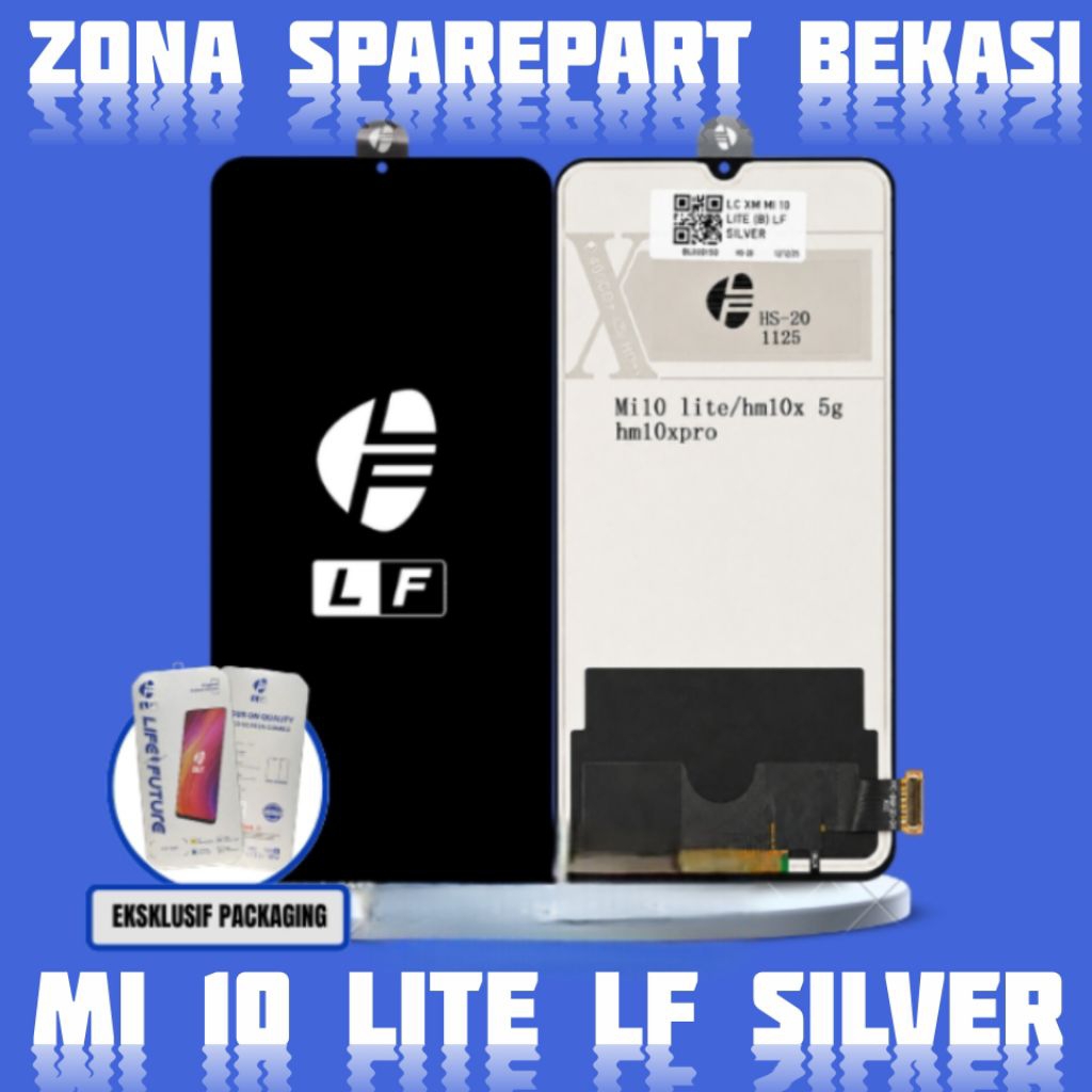 LCD+TS MI 10 LITE LF SILVER