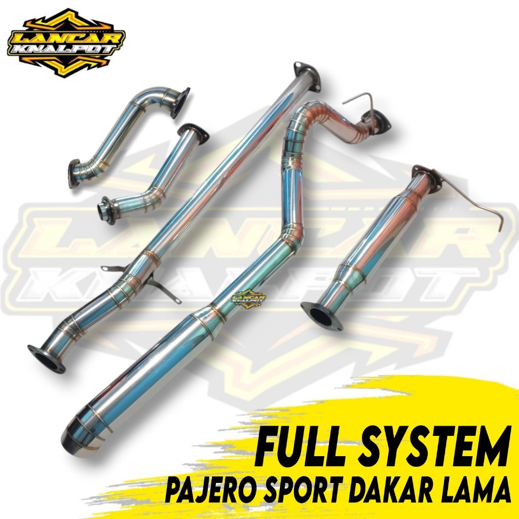 Full System Knalpot Pajero Sport Dakar Lama 4D56
