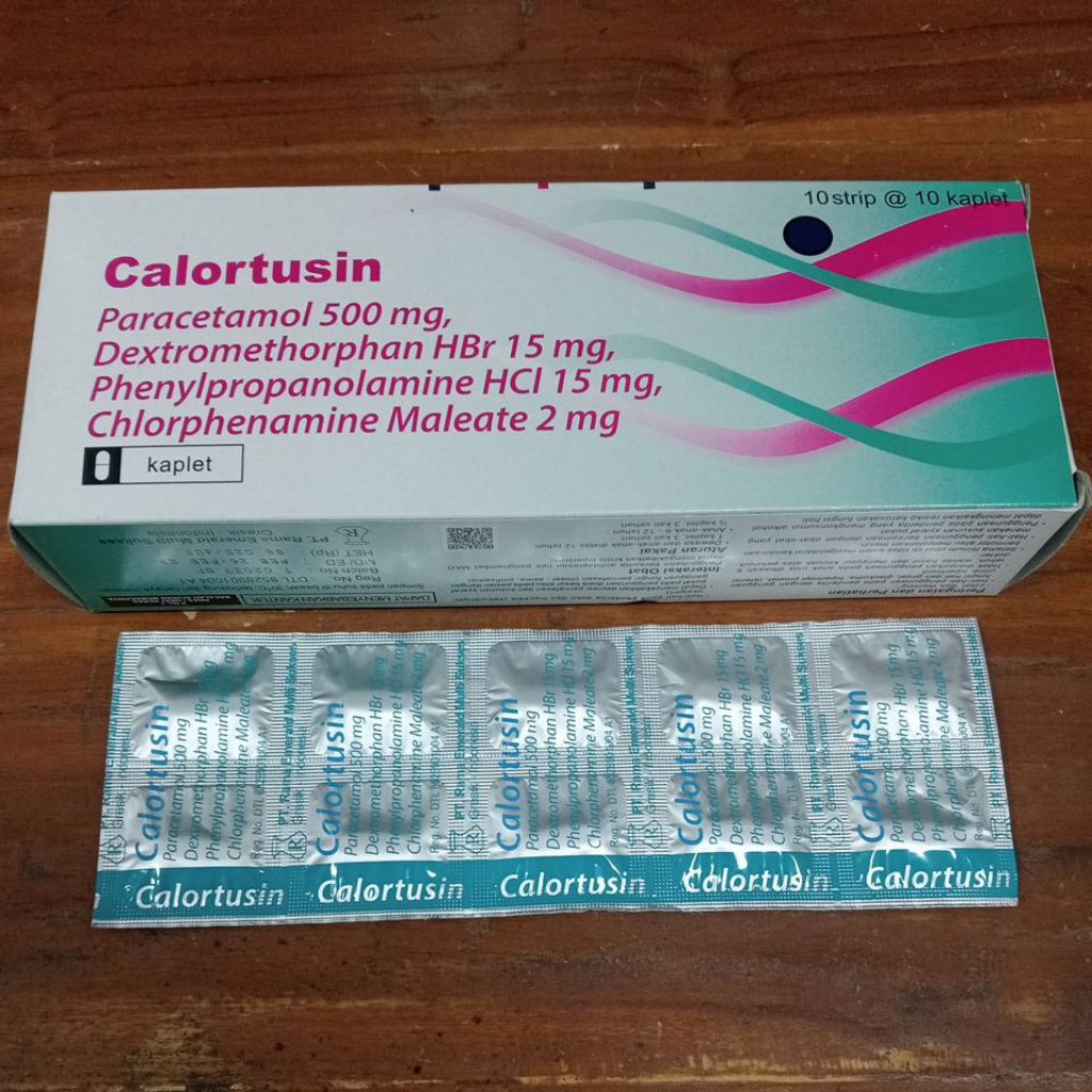 Calortusin tablet 1 strip 10 tablet original