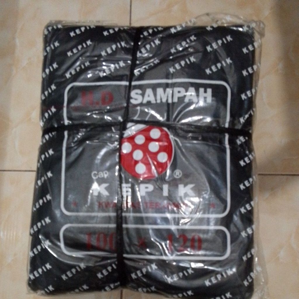 Plastik sampah HD  size : 100 x 120 Merek Kepik