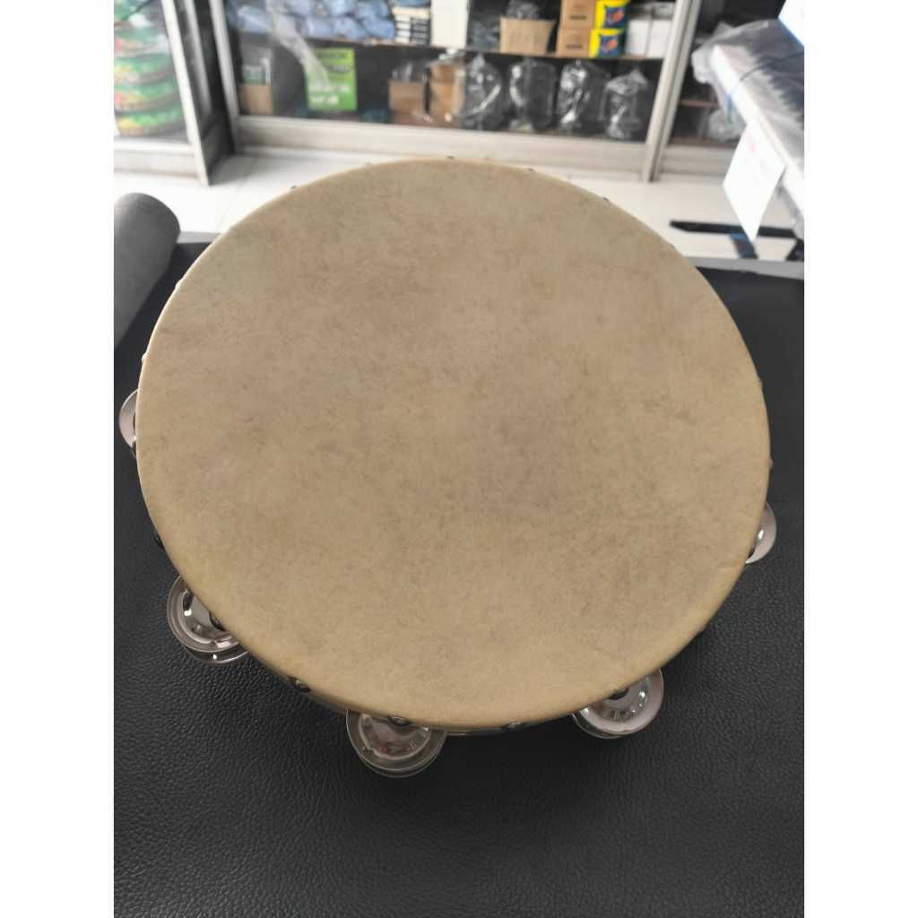 Tamborin 10" atau 25cm HARRIER berbahan PET