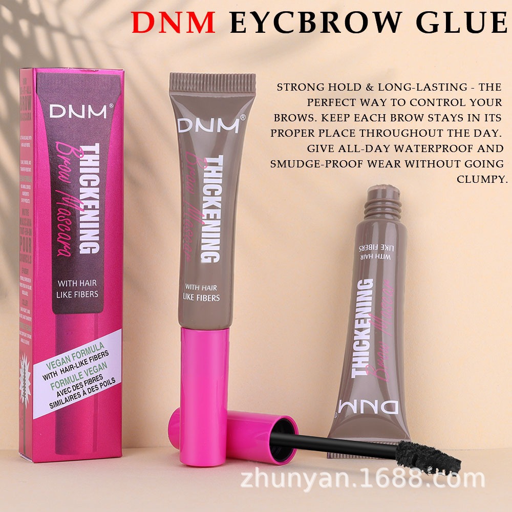 DNM Brow Mascara Waterproof - Maskara Alis Penebal Alis Natural Tahan Lama & Cepat Kering untuk Dail