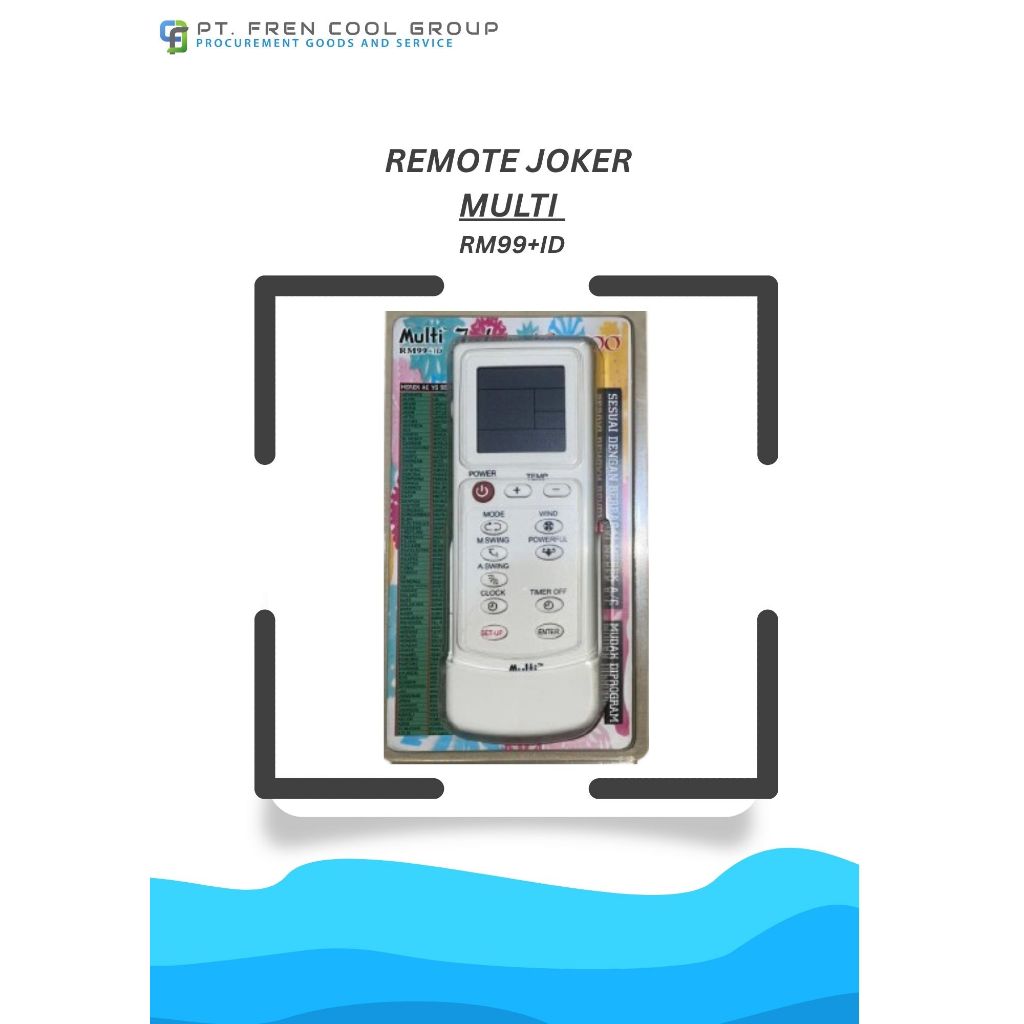 Remote AC Joker Multi Universal | Pengganti Remote AC Semua Merek | MEDAN