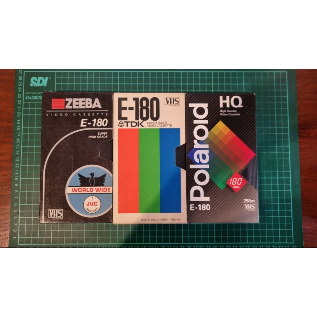 VHS tape bekas - Props (Baca deskripsi)