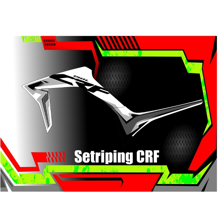 Striping CRF 150 L Sticker list CRF 150L Semifull Body Original Striping Original CRF