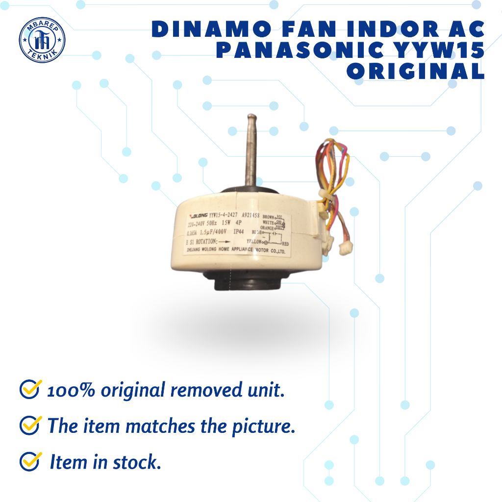 Dinamo fan indor AC Panasonic YYW15 original