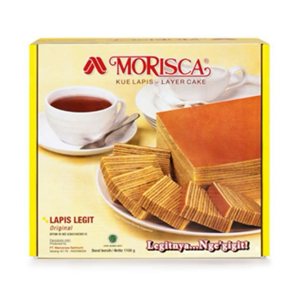 Morisca Lapis Legit Original Gift Box 1100gr / Parcel Hari Raya Idul Fitri / Hampers Lebaran / Kue R