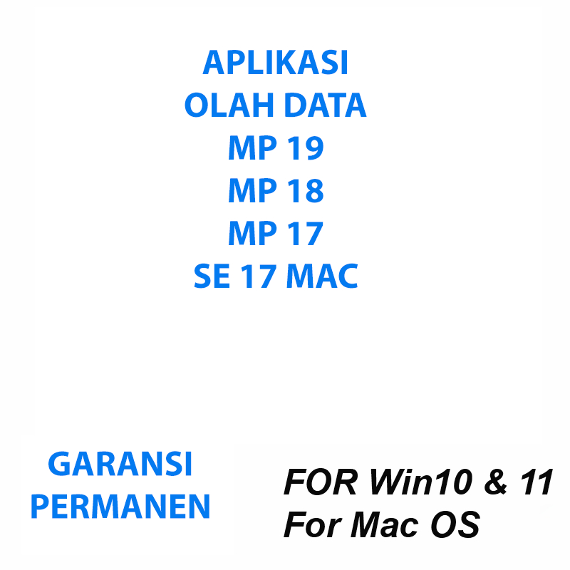APK Olah data Statistik 19 MP 18 MP 17 Lifetime
