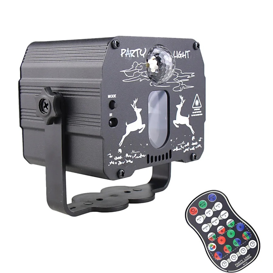 LASER STAGE LIGHTING Lampu Sorot Disco Lampu Panggung Proyektor Laser LED